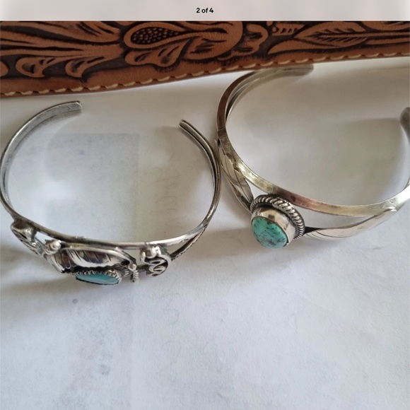 RARE ZUNI TURQUOISE CUFF BRACELET - Picture 8 of 12